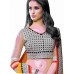 Triveni Magnificent Multi Colored Border Worked Faux Georgette Saree